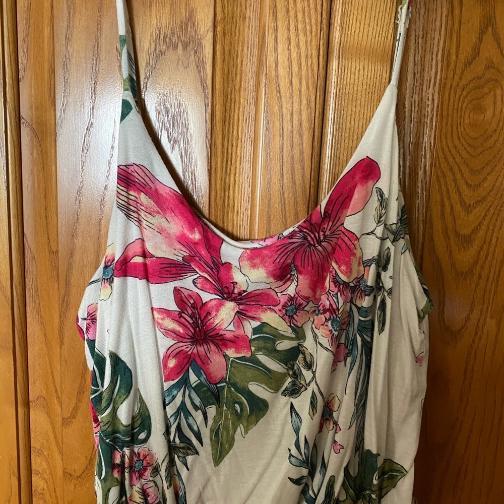 Lush cotton maxi dress